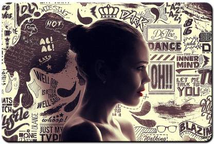 IDEOL STYLISH DESIGNER MOUSE PAD -MO853 Non Slip Base Mousepad