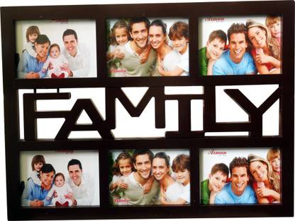 Family Collage Glass Photo Frame Acrylic Wall Photo Frame