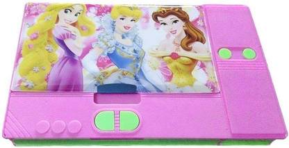 VK MART Barbie Button mechanic jumbo box pencil box Art Plastic Pencil Box
