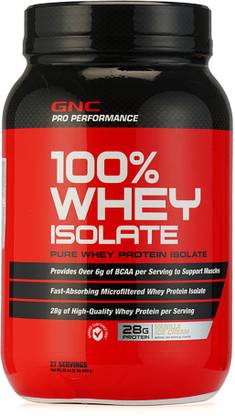 GNC Pro Performance Whey Isolate Whey Protein