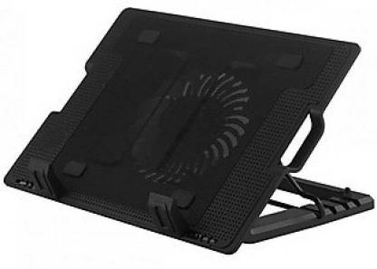 TERABYTE Laptop notebook Cooling Pad with noiseless USB fan with LED Light 1 Fan Ergonomic Cooling Pad with Adjustable Height
