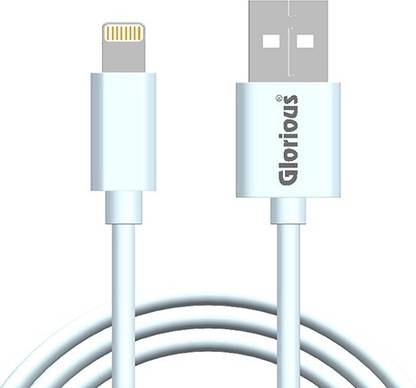 GLORIOUS Lightning Cable 1 m GUC-iX-102 (White) iPhone Fast Charging 8 PIN (2.0Amp)