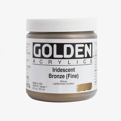 GOLDEN Heavy Body Acrylic Paints 236ML Iridescent Bronze (Fine)