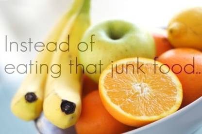 AOHP0045 Instead of eating that junk food Poster Paper Print