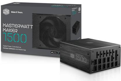 COOLER MASTER MASTERWATT MAKER 1500 1500 Watts Computer PSU with 6 SATA Cables