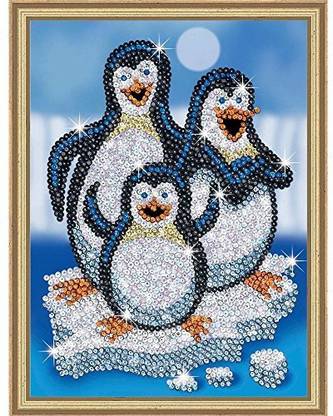 Sequin Art Red, Penguins, Sparkling s And Crafts Picture Kit, Creative Crafts