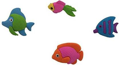 Generic RIANCY Colorful Korean Eraser Set Animated Cartoon Shape Puzzle Children Pencil Erasers for School Supplies, Party Favors, Games