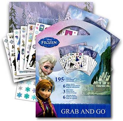 Disney Studios Frozen Stickers Activity Coloring Book ~ Elsa, Anna, Olaf, And Kristoff