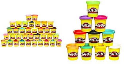 Generic Play Doh 36-Can Mega Pack -With Play-Doh 10-Pack Of Colors Bundle