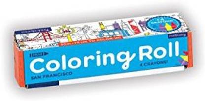 Mudpuppy San Francisco Mini Coloring Roll
