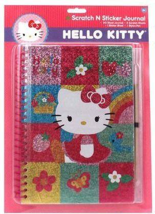 Hello Kitty Scratch-N-Sticker Journal