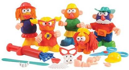 Playgo Toys Build & Play: Fun Dough Characters
