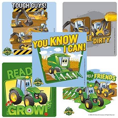 Smilemakers John Deere Stickers - Prizes And Giveaways - 100 Per Pack