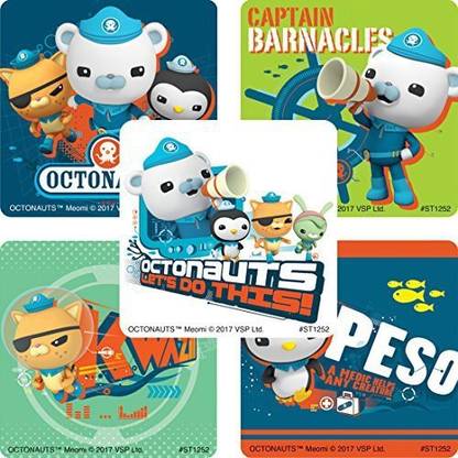 Smilemakers Octonauts Stickers - Prizes And Giveaways - 100 Per Pack