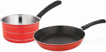 Shri & Sam Sauce and Fry Pan - Wisdom, Standard Size Induction Bottom Cookware Set