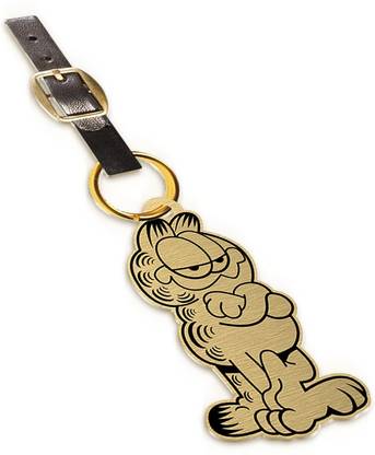 METAL AND MORE Garfield Brass DS-144 Key Chain