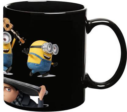 MUGKIN S01 Minion Dark Ceramic Coffee Mug