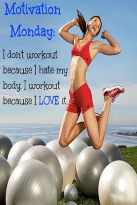 AOVP0097 Fitness Motivation Monday I Didnt Workout Because Motivational Poster Gym Workout Paper Print