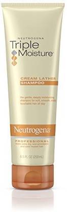 NEUTROGENA Triple Moisture Cream Lather Shampoo For Dry Hair And Frizzy Hair