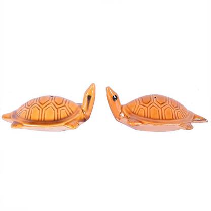 Ryme Vastu / Feng Shui Floating turtle Fish tank Aquarium Set of 2 Decorative Showpiece  -  6.5 cm