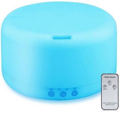 URPOWER Essential Oil Diffuser & Cool Mist Humidifier with Remote Control, 4 Timer Settings, 7 Changing Mood Lights, Waterless Auto Shut-Off Diffuser URP0009D