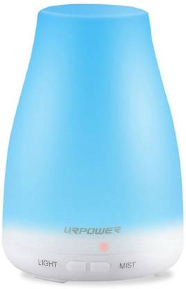 URPOWER 3 In 1 Ultrasonic Aroma Essential Oil Diffuser & Cool Mist Humidifier With Adjustable Mist Mode & 7 Changing Mood Lights - 100 ML (Upgraded 2Nd Generation) Diffuser URP0001D