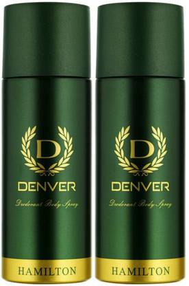 DENVER Deo Combo (Pack of 2) Body Spray - For Men (330 ml, Pack of 2) Deodorant Spray  -  For Men