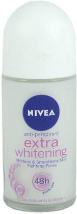 NIVEA Extra Whitening Gentle Care Roll-On Deodorant (50ml) Deodorant Roll-on  -  For Women