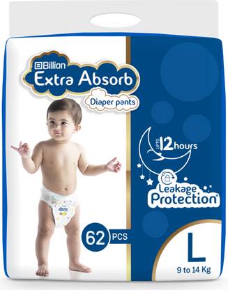 Billion Extra Absorb Diaper Pants - L
