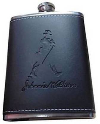 paavi Drinking Flask Stainless Steel Leather Hip Flask