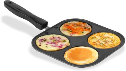 Sumeet 2.6mm Thick Nonstick Multi Snack Maker 4in 1 Pancake Pan 19 cm diameter 0 L capacity