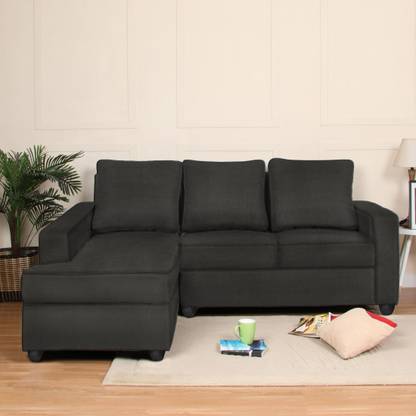 Flipkart Perfect Homes Lyon Fabric 3 Seater  Sofa