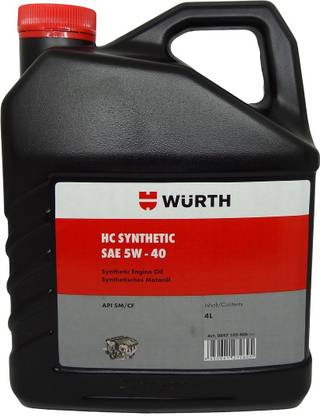 wuerth SAE 5W-40 Advanced Fully Synthetic Blend Engine Oil