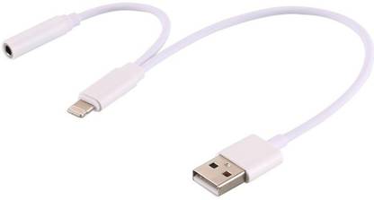RETRACK Micro USB Cable 0.3 m Lightning To 3.5mm Headphone Jack Charging