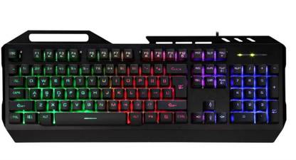 SHRIH SHF-2355 Wired USB Standard Gaming Keyboard Compatible with Desktop, Laptop, Mac