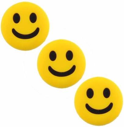 SHRIH 3Pcs Smiley Shape Tennis Racket Vibration Dampener.