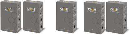 crott india's first re-Energized dotted condom with 3 Wine And 2 Orignal Flavour  Condom