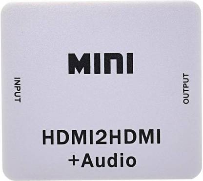 microware  TV-out Cable New 1080P Mini HDMI2HDMI HD Converter HDMI to mini 4k*2k HDMI 1.4 Audio extractor Adapter switcher For PC Laptop HDTV Projector