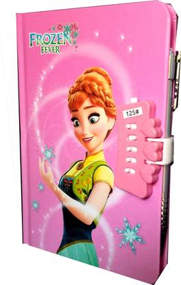TECHNOCHITRA LOCK DIARY WITH PEN Regular Gift Set Single - Text 100 Pages