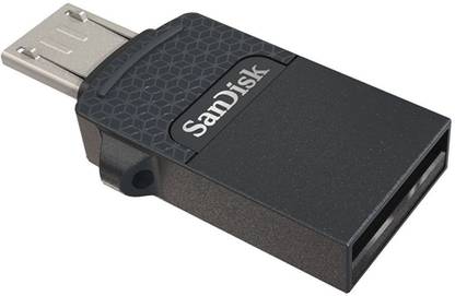 SanDisk Dual OTG Pendrive USB Flash Drive SDD1-016G-I35 16 GB Pen Drive Compatible with Gaming Console, Desktop Computer, Tablet, Mobile, Audio Player, Television, Laptop USB 2.0 Plastic Case
