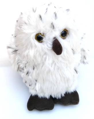 Aparnas 25cms cute owl harrypotter hedwig teddybear stuffed soft plush toy for kids love girl  - 25 cm