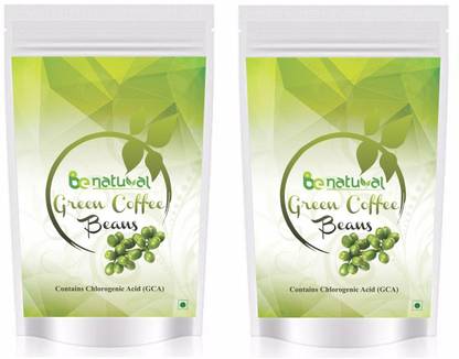 Be Natural Pure Organic Green Coffee Beans , Decaffeinated & Unroasted Arabica Coffee beans for Weight Management Instant Coffee