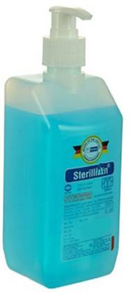 Sterillium Ingredients: 2- Propanol IP, 1-Propanol ethyl-hexadecyl - dimethyl, Ammonium ethylsulphate; Indication: Don't Drink Hand Sanitizer Bottle