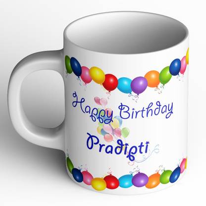 Abaronee Happy Birthday Pradipti Ceramic Coffee Mug