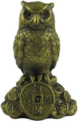 estore vastu feng shui owl, ullu Decorative Showpiece  -  10 cm