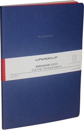 myPAPERCLIP Executive Series B5 Notebook Ruled 160 Pages