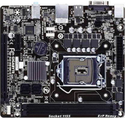 GIGABYTE GA-H61M-S Supported Socket 1155 For 2nd & 3rd Gen CPU LGA 1155Socket Micro-ATX Intel H61 Chipset DDR3 Motherboard for Desktop