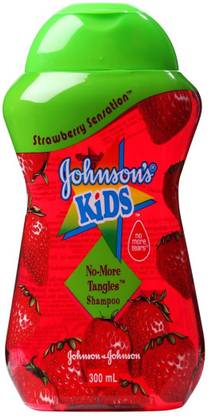 JOHNSON'S Kids Strawberry Sensation No-More Tangles Shampoo (300 mL)