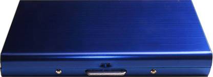 StealODeal Exclusive Blue High Quality Metal 6 Card Holder