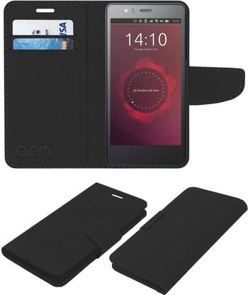 ACM Flip Cover for Bq Aquaris E5 Hd Ubuntu Edition